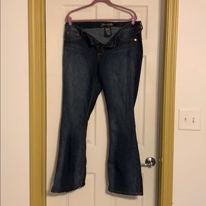 Torrid boot cut long length blue jeans